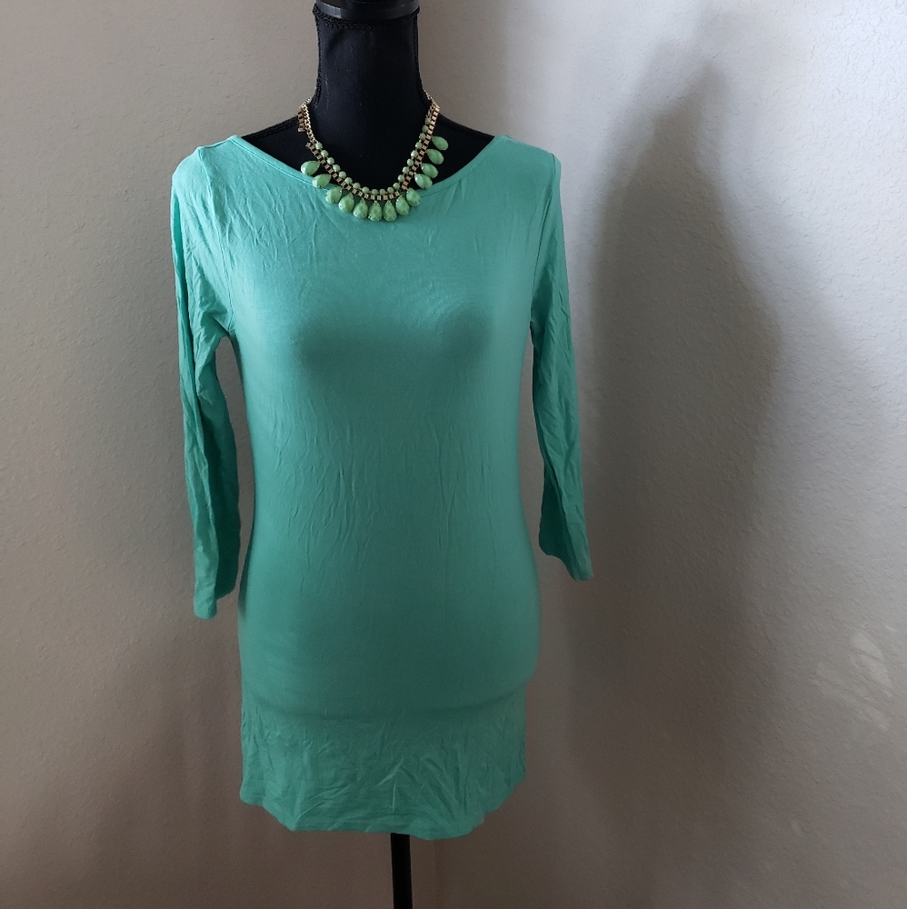 New Ladies 3/4 Sleeve Chic Tee - Picture 4 of 11